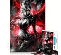 Succubus Demon Girl Jigsaw Puzzles for Adults1000 Piece Sharp Logic Toy Together Fun Tight Cut Memorable Gift 38x52cm