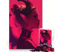Succubus Hard Jigsaw Puzzle for Adults 1000 Pieces Logic Toy Family Bond Precision Cut Warm Surprise 38x52cm