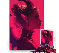 Succubus Jigsaw Puzzle for Adults 1000 Pieces Mind Exercise Toy Together Fun Precision Cut Unique Gift 38x26cm