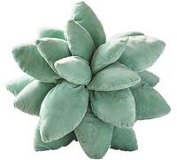 Succulent Decor Pillow, Cactus Plush Cushion, 3D Flower Pillow for Garden Lovers, Home Decor