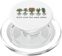 Succulent Let’s Root for Each Other Plant Houseplant Parent PopSockets PopGrip for MagSafe