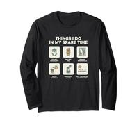 Succulent Plant Things I Do in My Spare Time Cactus Plant Long Sleeve T-Shirt