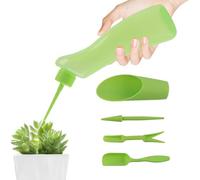 Succulent Plant Watering Bottle | 500ml Small Watering Pot For Plants | 5X Set Flower Watering Can Pointed Mouth Curved Head Design