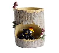 Succulent Planter Pots, Garden Flower Pots, Flower Plant Pots Bonsai Pots with Cute Animals for Office Balcony and Garden (B)