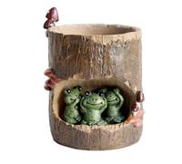 Succulent Planter Pots, Garden Flower Pots, Flower Plant Pots Bonsai Pots with Cute Animals for Office Balcony and Garden (D)