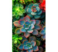 Succulent Plants 300 Piece Jigsaw Puzzles for Adults, Challenging and Brainteasing, Difficult Puzzles, Puzzle 300 Pieces