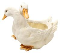 Succulent Pot Plant Pot Flower Pots 1pc Succulent Plant Pots Cute Flower Pots Personality Flower Swan Gardening Planter Cute Plant Pots Plastic Planter Animal Succulent Pot Animal Pot Resin Mandarin D