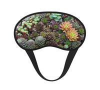 Succulent Print Adults Kids Light Blocking Eye Cover for Travel Daily Use Nap Insomnia Camping