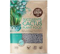 Succulents & Cactus Plant Food - Gentle Long Lasting Formula, Slow Release Fertilizer (Liquid Alternative) for All Potted Succulent, Cacti & Aloe Vera Plants (5 oz)