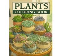Succulents Coloring Book for Relaxation