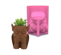 Succulents Flower Pot Resin Silicone Mold Suitable for Garden Concrete Flower Pot Pen Holder Home Decor Pen Holder Molds for Epoxy Resin
