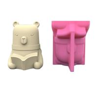 Succulents Flower Pot Resin Silicone Mold Suitable for Garden Concrete Pen Holder Holder Home Decor Flower Pot Resin Molds Silicone