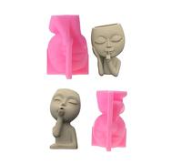 Succulents Planter Silicone Mold Flower Pots Concrete Cement Gypsum Diys Flower Vase Epoxy Resin Casting Pen Holder Molds for Pen Holder Molds for Epoxy