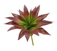 Succulents Plants Artificial, Agusbagli Large Fake Succulents Flowers Unpotted Real Touch Aloe Greenery Plants for Home Outdoor Wedding Floral Arrangement Red