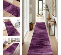 SUCERU Runner Rugs for Hallway 90X400CM Pink Abstract Long Hallway Runner Kitchen Anti-fouling Floor Mat Non Slip Washable Carpet Entryway Living Room Bedroom Laundry Room Stair Runner Rug