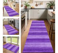 SUCERU Runner Rugs Non-Slip Washable Carpet Runners for Hallway Dark Purple Indoor Entryway Mats 120X300CM Carpets Living Room Bedroom Kitchen Floor Mat Doormat