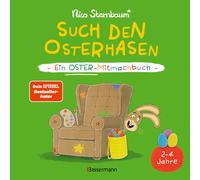 Such den Osterhasen. Ein Oster-Mitmachbuch. Zum Schütteln, Schaukeln, Pusten, Klopfen und sehen, was dann passiert. Von 2 bis 4 Jahren