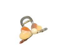 SuChengSS Hair Claw Clips 3 Pieces Women's Hairpins Hairpins For The Back Of The Head Hairpin Clips Headwear-orange