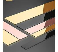 SUCHETA 16.4ft Molding Strip Self Adhesive Metallic Putty Strip,Mirror Finish Decorative Trim for Door/Wall/Mirror/Furniture/Wardrobe/Frame