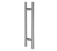 SUCHETA Modern Commercial Entrance Door Handle,Modern Glass Door Handle,Heavy Duty Stainless Steel Push Pull Door Hardware Set,Modern Barn Door Handle for Gate,Garage,Sheds (Size: 80cm x 60cm)