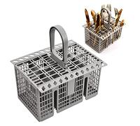 suchkawe Cutlery Cage Basket Dishwasher Basket, Dishwasher Utensil Basket, Cutlery Holder for Dishwasher Universal, for Most Hotpoint/Indesit Dishwasher (Detachable Handle)