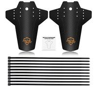 suchkawe Mountain Bike Fender Set, Bicycle Mudguards MTB Front and Rear Mudguards for Mountain Bike Mud Guards for Road Bike Set Including 10 Cable Ties