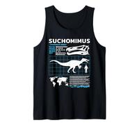 Suchomimus fact Sheet Dinosaur Facts Tank Top