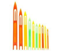 SUCHUANGUANG 10Pcs Mending Weaving Fishing Net Needle Netting Needle Shuttles Fishing Netting Needle Repair Net Line Plastic Shuttles