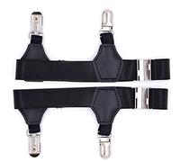 SUCHUANGUANG 2Pcs/Set Socks Garters Belt Suspenders Adjustable n-slip Clips For Men Women Polyester