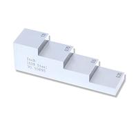 SUCHUANGUANG 4 Step 0.250/0.500/0.750/1.00 Test Calibration Block Step Wedge Fit for Thickness Gauge & Linearity Calibration Use Aluminum Alloy