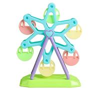 SUCHUANGUANG Bird Ferris Wheel Toy, Parrots Cage Toy Foraging Wheel Toy for Budgies Parrot Food Dispenser for Parakeets Budgies Plastic