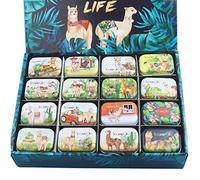 SUCHUANGUANG Colorful Tin Box Sealed Jar Packing Boxes for Jewelry Craft Containers Candy Box Coin Earrings Headphones Pills Box Iron