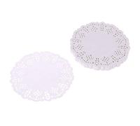 SUCHUANGUANG Lace Coaster 100pcs Mug Glass Cup Drinking Water Cups Placemat Cushion for Home Office Drinking Container