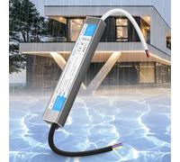 SUCIKORIO 12V 200W LED Driver Waterproof IP67, Ultra Slim LED Transformer 240V AC to 12V DC 18.2A 200 Watt Quiet Low Volt Converter LEDs Power Supply Constant Voltage For LEDs Strip, Indoor & Outdoor