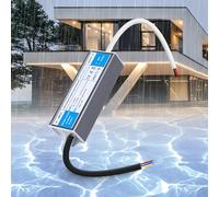 SUCIKORIO 12V 36W Power Supply LED Transformer Waterproof IP67 Ultra Slim | 240V AC to 12V DC 3A 36 Watt Quiet Low Volt Converter LED Driver Constant Voltage For LED Strip, Indoor & Outdoor