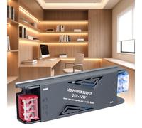 SUCIKORIO 24V 12W LED Transformer, Ultra Slim LED Driver 240V AC to 24V DC 0.5A 12 Watt Quiet Low Volt Converter LEDs Power Supply Constant Voltage For Indoor, LEDs Strip, Wall Lamp