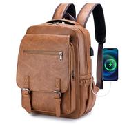 SUCIKORIO 40x30x15 British Airways Travel Backpack Underseat Cabin Bag Luggage KLM Jet2 Waterproof PU Leather Travel Rucksack Cabin Size for Plane Hand Luggage 14 Inch Laptop Backpack For Womens, Mens