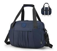 SUCIKORIO 40x30x15cm British Airways Jet2 Cabin Bags Underseat with Wet Pocket, 18L Waterproof Travel Duffle Bag Hand Luggage Bag Overnight Hospital Weekend Bags Carry On Airport for Planes, Blue