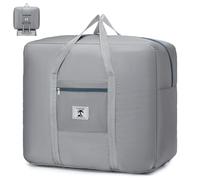SUCIKORIO 56x45x25cm Jet 2 New easyJet Large Cabin Bags Underseat, 63L Waterproof Travel Duffle Bag Foldable Hand Luggage Bags Cabin Size Hospital Weekend Carry On Airport Bag for Planes, Men, Women