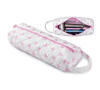 SUCIKORIO Hair Tools Travel Carry Bag Dyson Airwrap Carrying Case Foldable Hair Dryer Case Quilted Blow Dryer Bag Shark Flexstyle Flex Fusion Carrying Case with Handle for Curling Iron, Airstraight