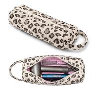 SUCIKORIO Hair Tools Travel Carry Bag Dyson Airwrap Carrying Case Foldable Hair Dryer Case Quilted Blow Dryer Bag Shark Flexstyle Flex Fusion Carrying Case with Handle for Curling Iron, Airstraight