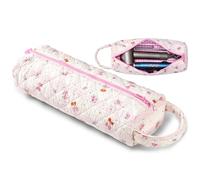 SUCIKORIO Hair Tools Travel Carry Bag Dyson Airwrap Carrying Case Foldable Hair Dryer Case Quilted Blow Dryer Bag Shark Flexstyle Flex Fusion Carrying Case with Handle for Curling Iron, Airstraight