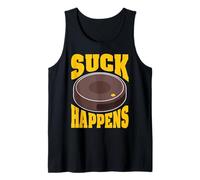 Suck Happens Robot Vacuum Humor Design Tank Top