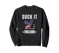 Suck It England Funny 4th of July George Washington 1776 Sweatshirt