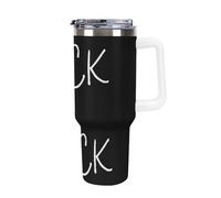 Suck My Fuk 40 OZ Travel Insulated Cups & Mugs with Lids Stainless Steel Car Coffee Cup Drinks Tumbler 40oz