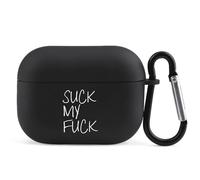 Suck My Fuk Compatible with Airpod Pro Case TPU Scratch-Resistant Drop-Proof Protective Cover with Keychain