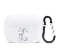 Suck My Fuk Compatible with Airpod Pro Case TPU Scratch-Resistant Drop-Proof Protective Cover with Keychain