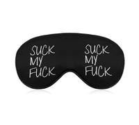 Suck My Fuk Cute Sleep Masks Breathable Eye Mask with Adjustable Strap Light Blocking Comfortable Travel