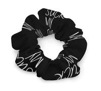 Suck My Fuk Fashion Scrunchies for Women Satin Hair Elastics & Ties Cute Ponytail Holders