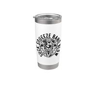 Suck Squeeze Bang Blow Motorcycle V-Twin Engine Skull Design Stainless Steel Insulated Tumbler